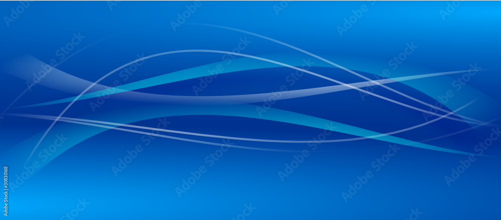 bannière bleue design