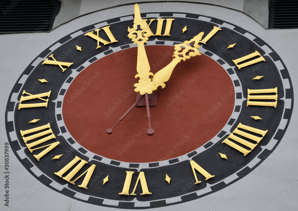 Naklejka premium horloge