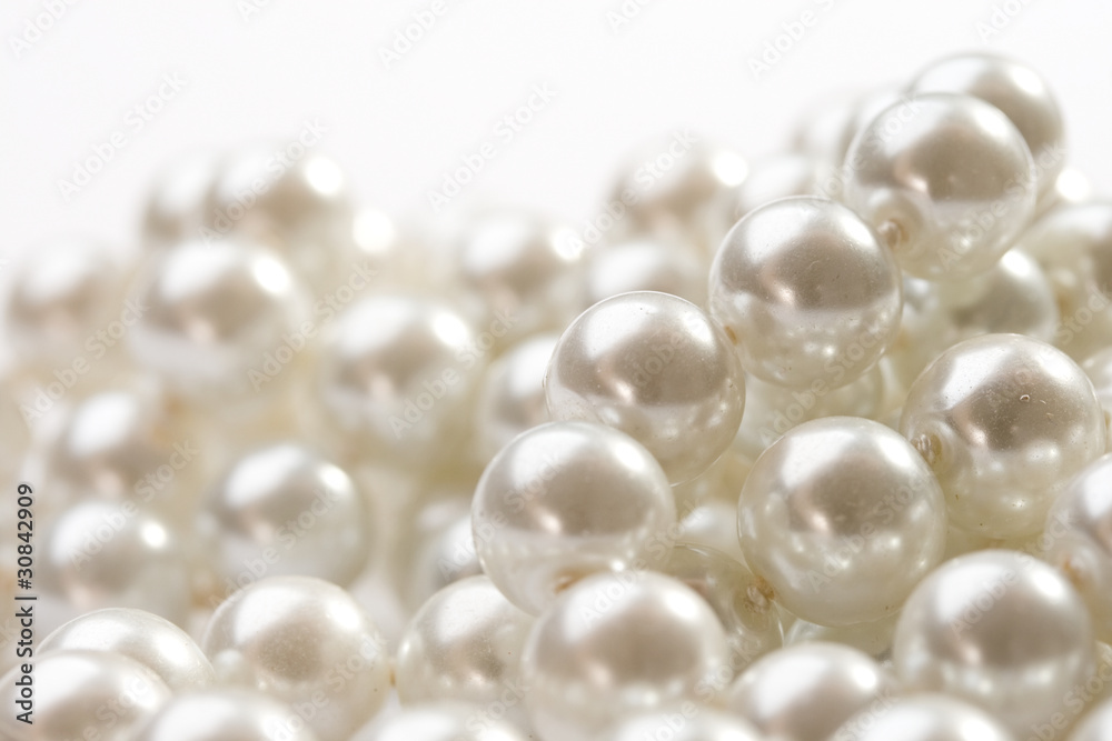 Pearl isolated on white