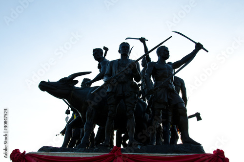 Victory Monument of the people who protect the country.