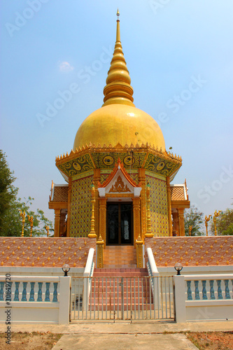 Pagoda, Wat Nhong Bua Thung - Hua Lhame, Khong, Korat photo