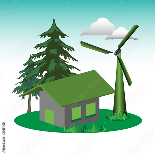 Ecological house