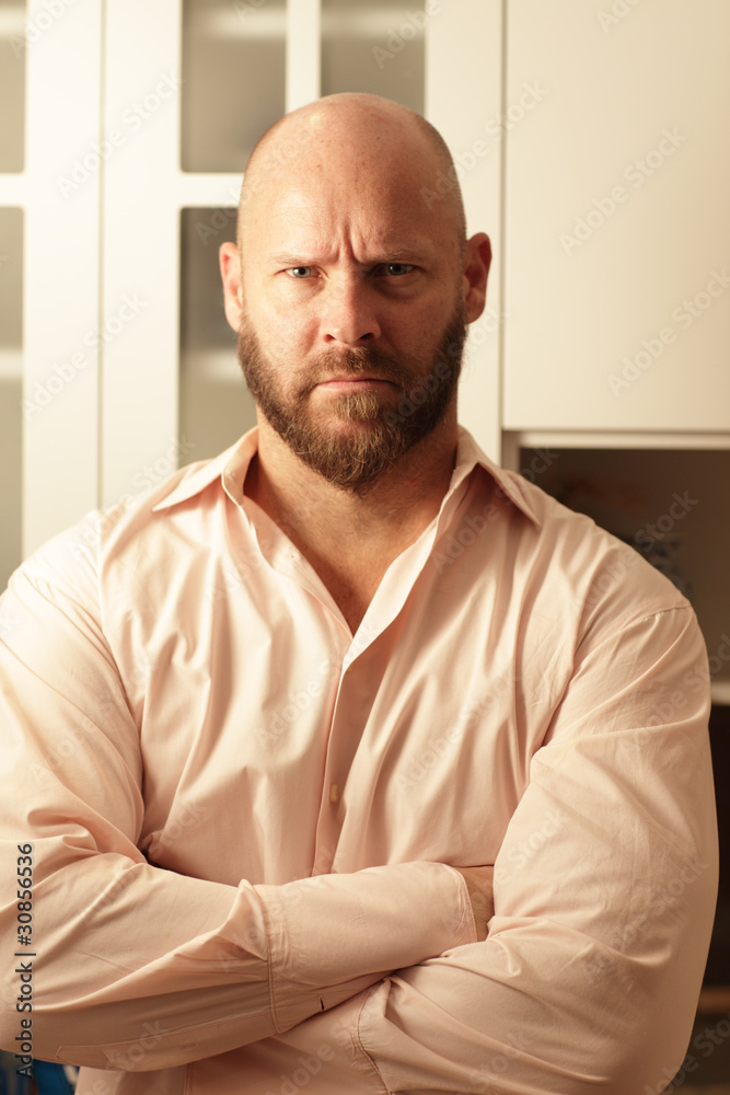 Obraz premium Image of an angry man