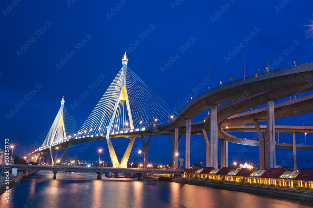 Industrial Circle Bridge in Bangkok