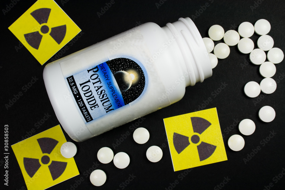 Potassium Iodide Pills - Treatment for Radiation Exposure Stock Photo |  Adobe Stock