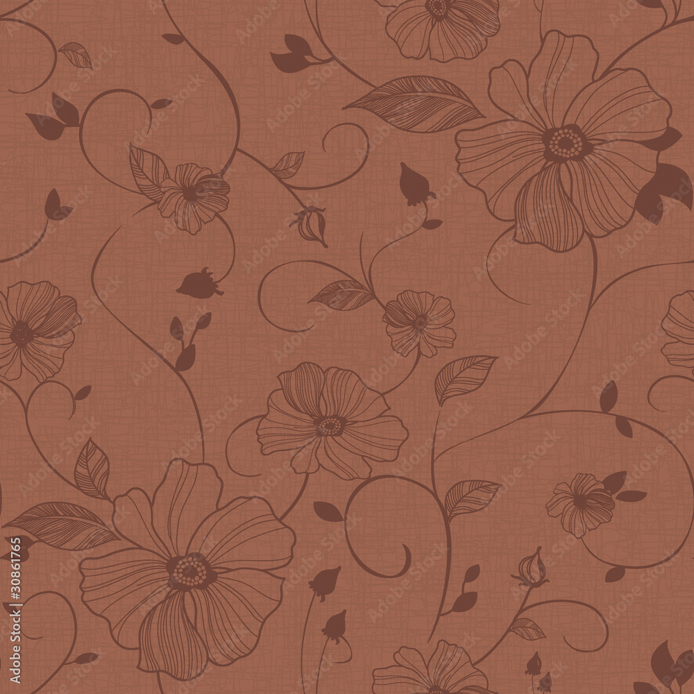 Vivid repeating floral Vivid repeating floral