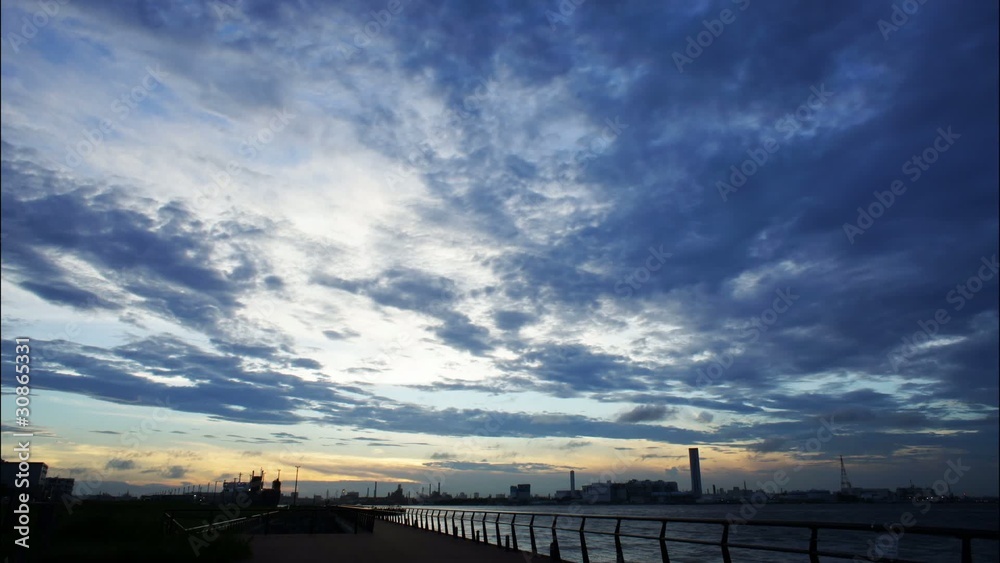 夕暮れの雲 夕暮れの雲