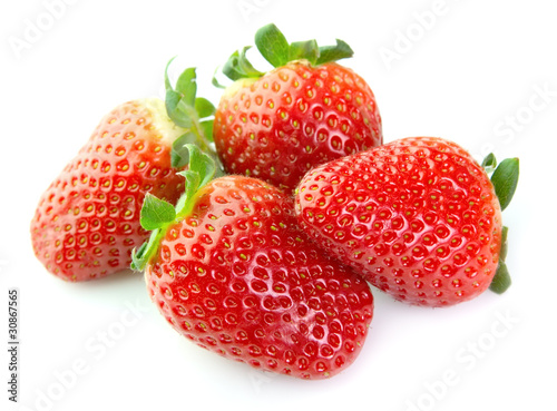 Wallpaper Mural Ripe strawberry Torontodigital.ca