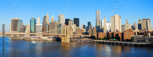 Manhattan skyline panorama