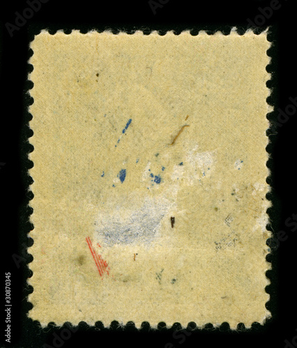 Background Postage stamp.