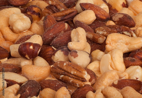 Mixed Nuts Closeup
