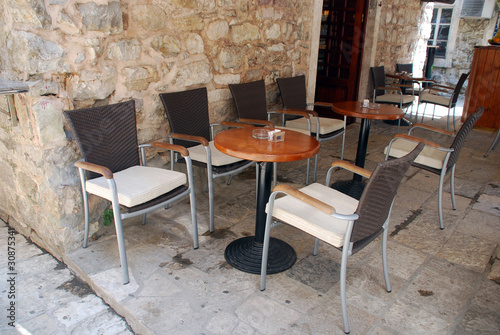 Mediterranean outdoor cafe © Inna Felker