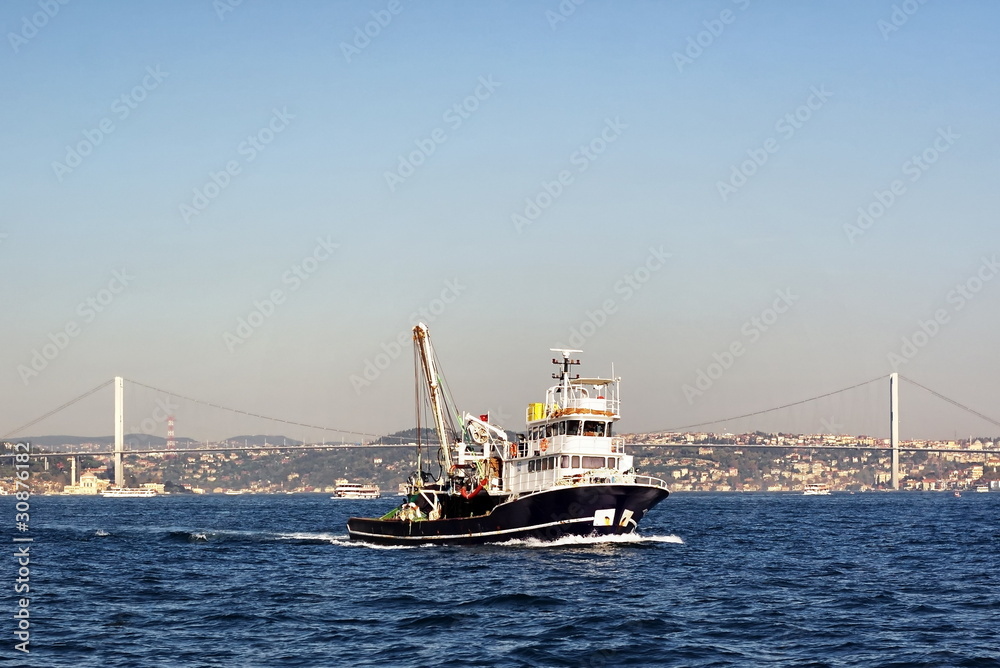 Fisher cutter in Bosporus