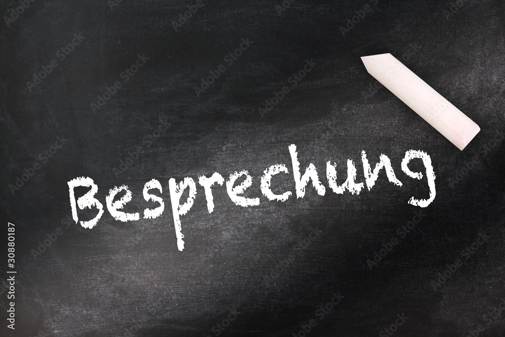 Obraz premium Besprechung