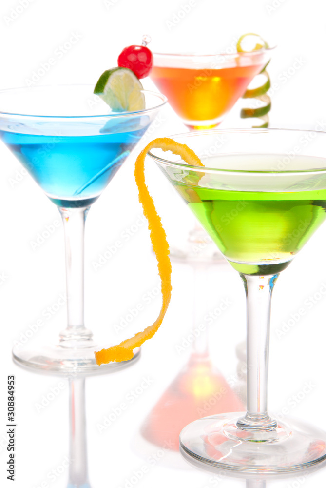 citrus martini Cocktails with vodka