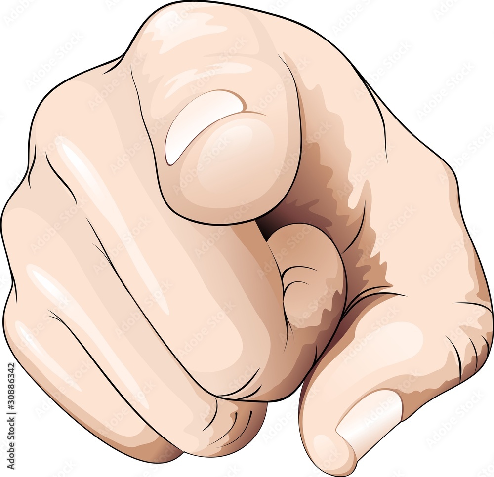 Картинка палец указывает на тебя