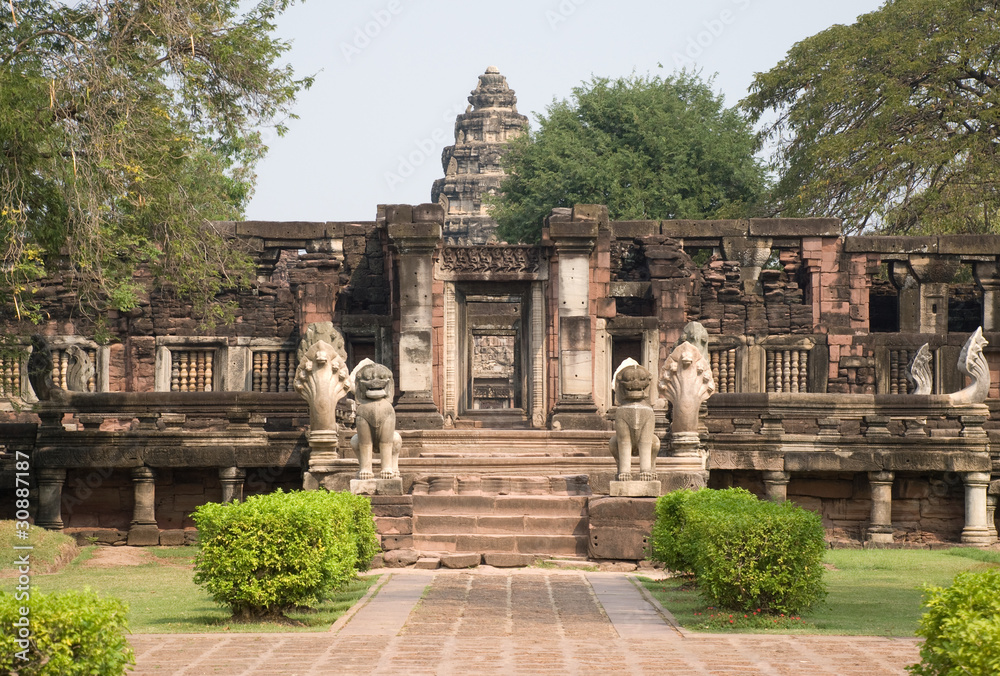 Phimai historical park in Nakhon Ratchasima,Thailand