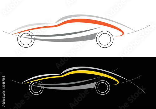 Sport car logo
