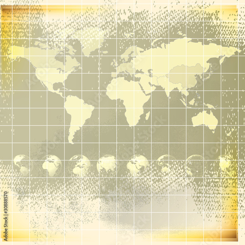 Vector Map and Globe