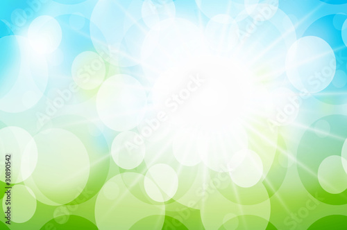 Sunny spring background
