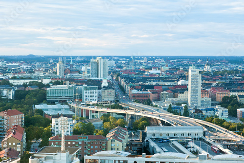 aerial view of great Stockholm area