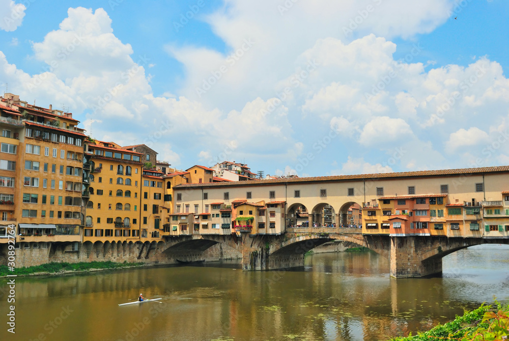 Ponte Vecchio in Florence in Italy