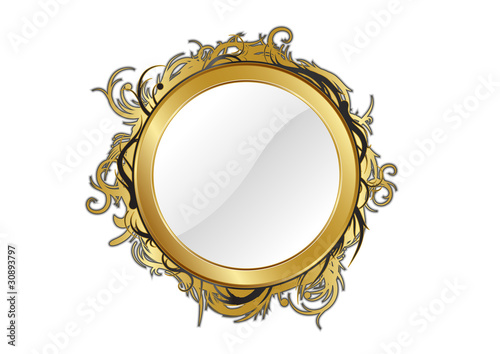 gold mirror