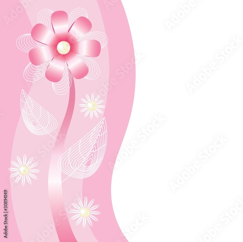 decorative pink flower