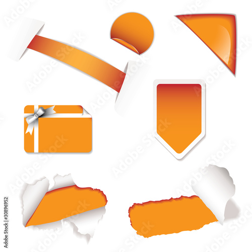 Shop sale elements orange