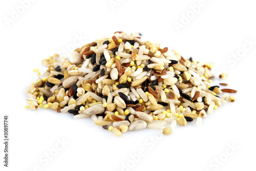 Raw grains photo