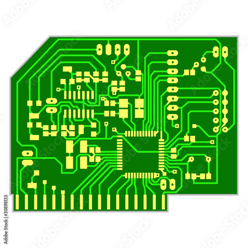 Electronic circuit, Vector EPS version 8