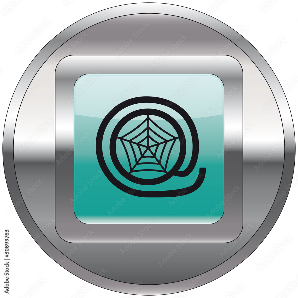 Naklejka premium at Netzwerk schwarz 2