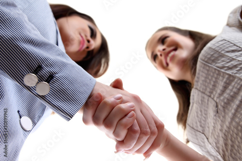 Fototapeta Naklejka Na Ścianę i Meble -  business women shaking hands