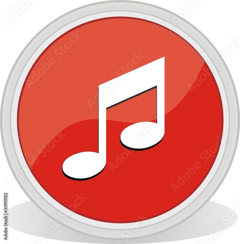 bouton note de musique