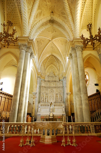 Erice public cathedral interior detail, Sicily