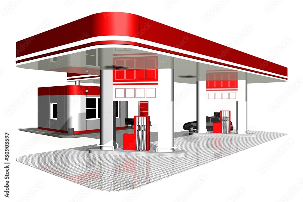 Gasoline station