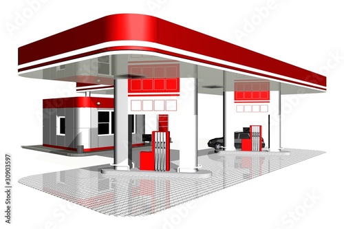 Gasoline station