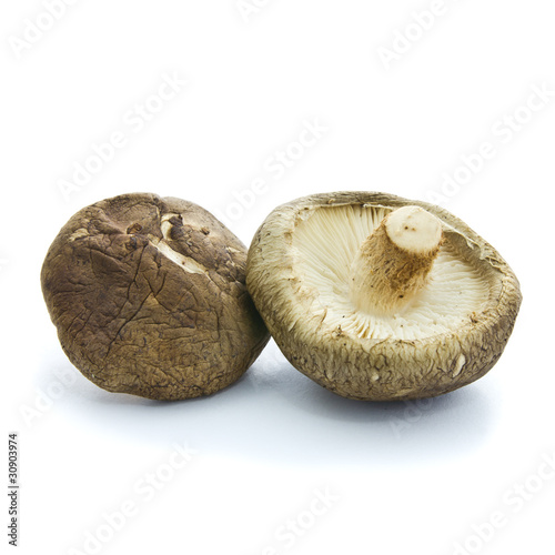 Fresh straw mushroom isolated on white background