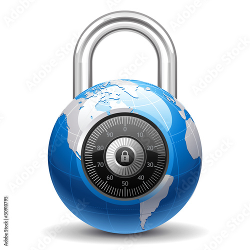 Padlock and Globe