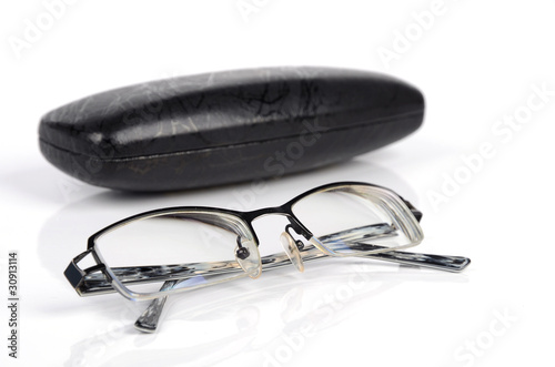 Glasses and case