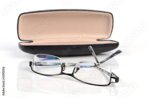 Glasses and case