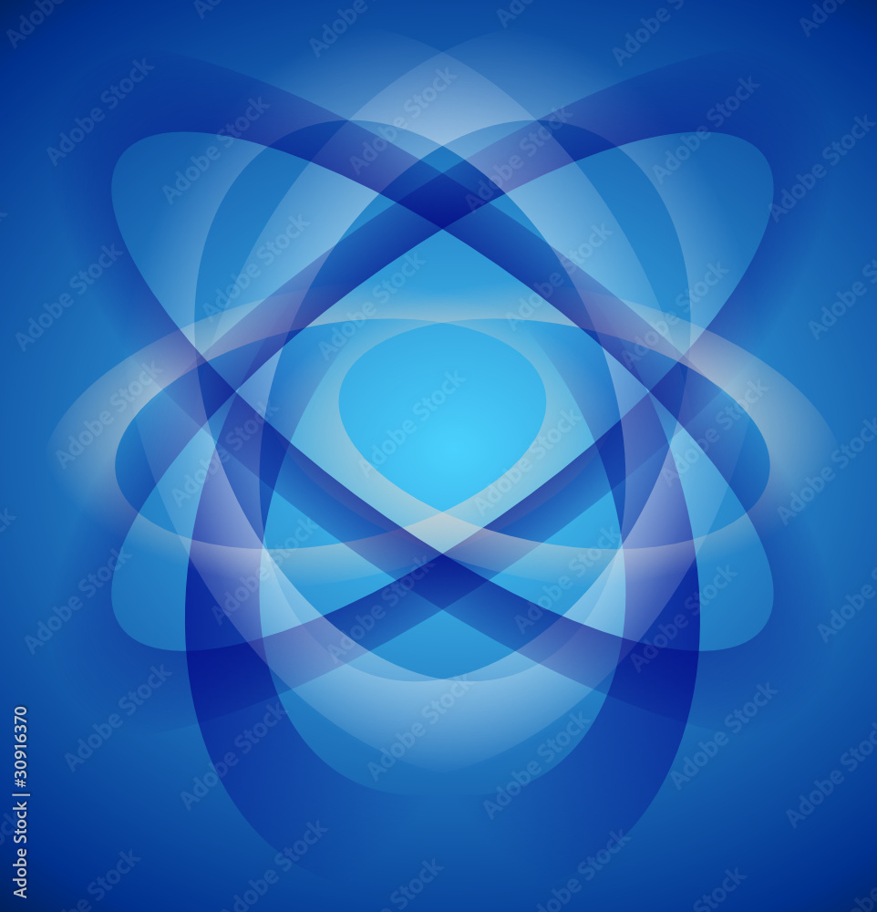 fond graphique et cercle bleu