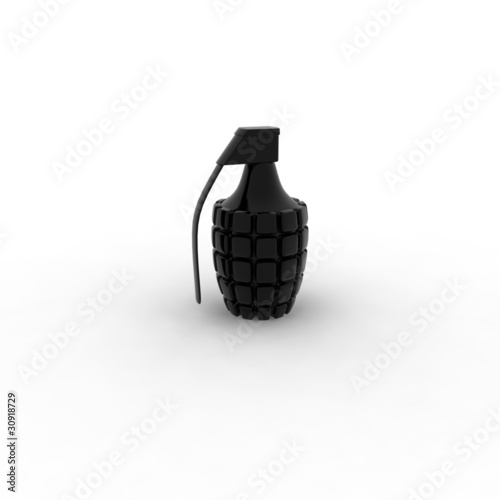 Black Shiny Grenade