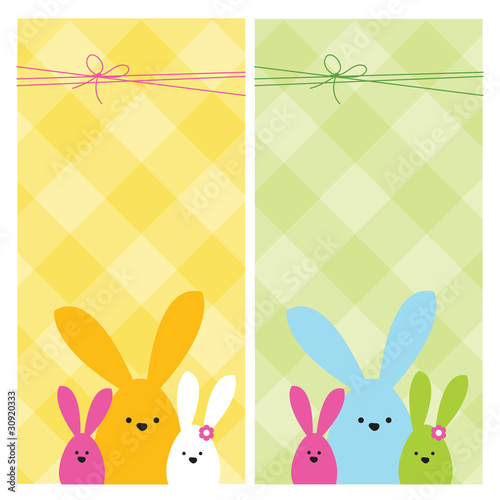Easter web banners with copy space