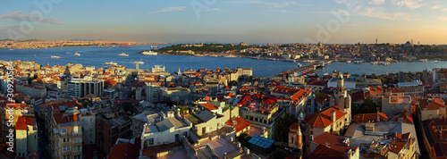Istanbul Panorama at sunset