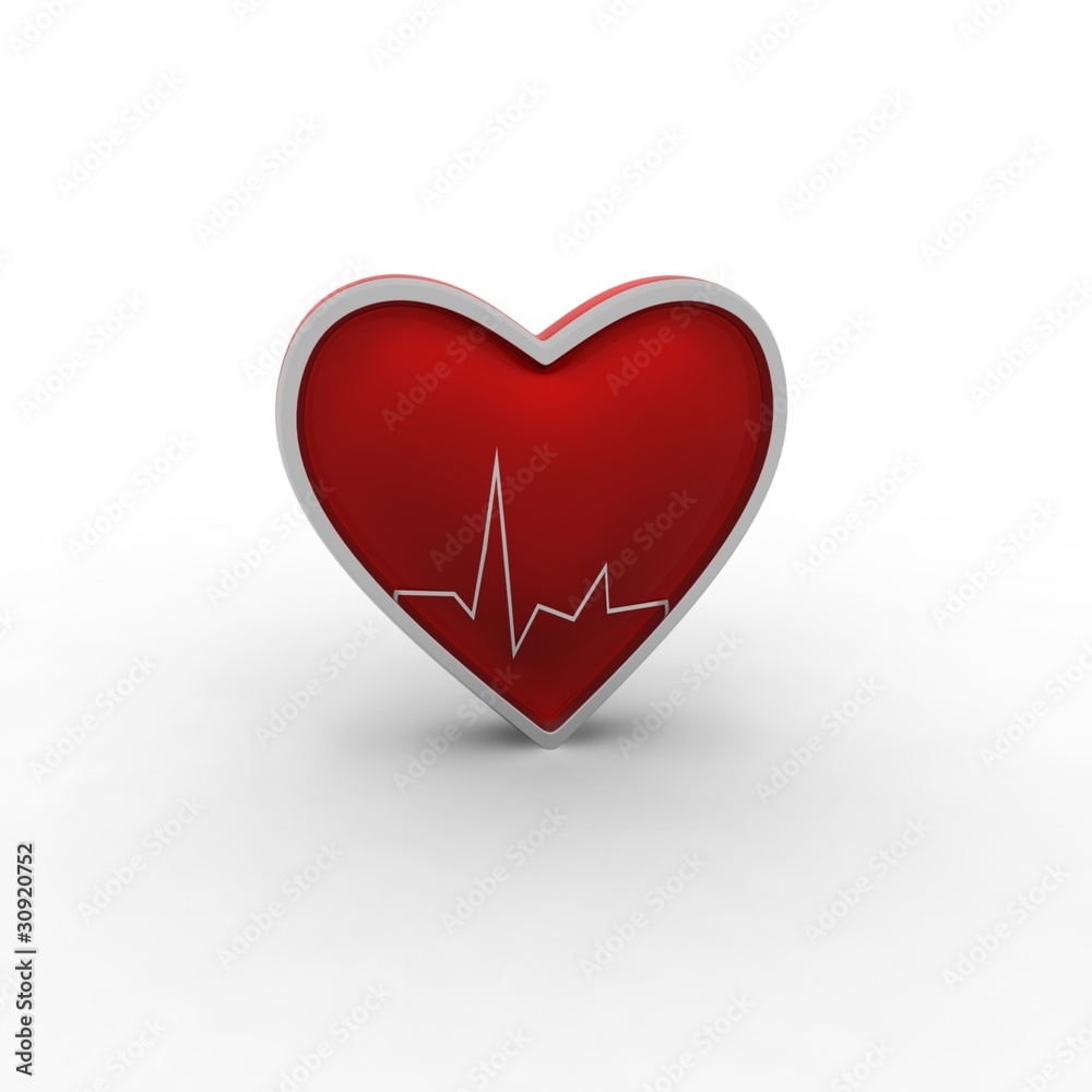 Rough Style Red Heart Design Rough Style Red Heart Design