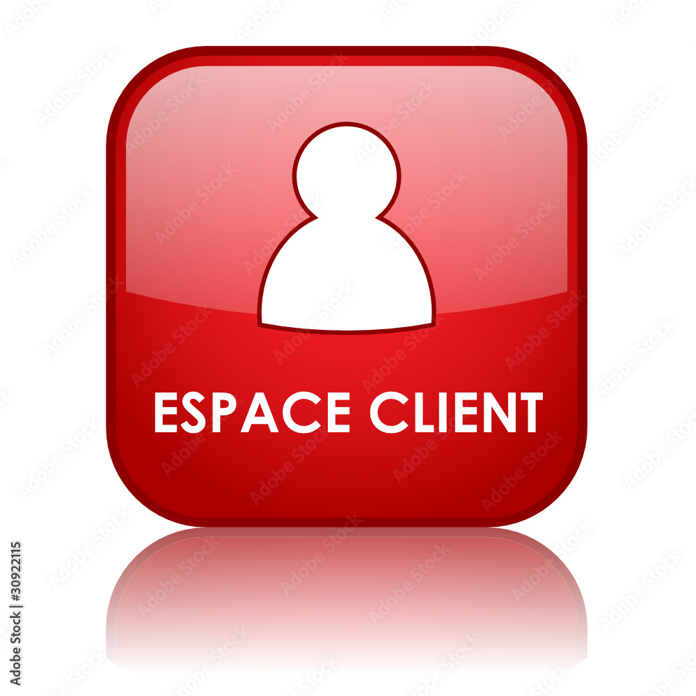 Bouton Web ESPACE CLIENT (contact accueil service clients aide) Stock ...