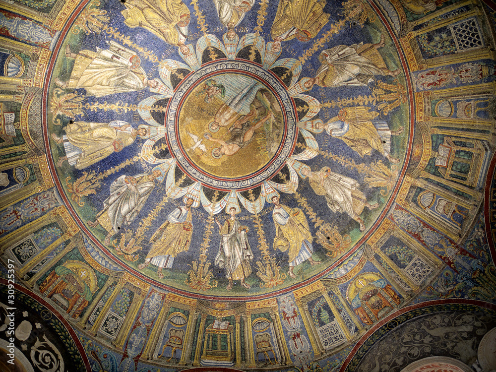 Ravenna, cupola interna del battistero Neoniano