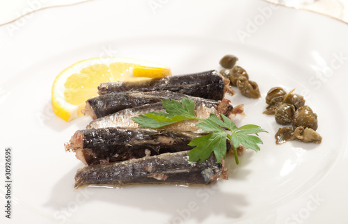 sardines with olives