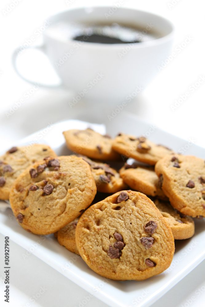 Chocolate Chip Cookies and Coffee Chocolate Chip Cookies and Coffee
